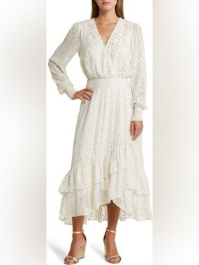 NWT Lilly Pulitzer Cristiana Long Sleeve Midi Dress